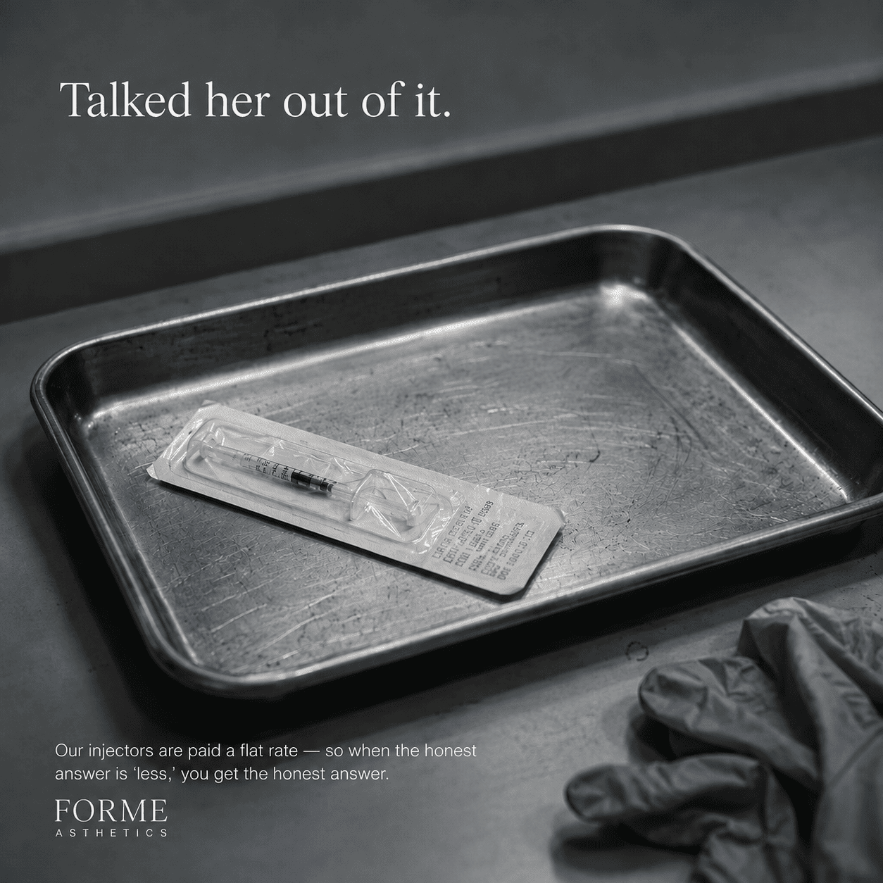Forme Aesthetic anti-overdone injectable creative